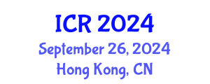 International Conference on Rheology (ICR) September 26, 2024 - Hong Kong, China