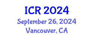 International Conference on Rheology (ICR) September 26, 2024 - Vancouver, Canada