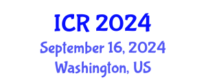 International Conference on Rheology (ICR) September 16, 2024 - Washington, United States
