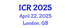 International Conference on Rheology (ICR) April 22, 2025 - London, United Kingdom