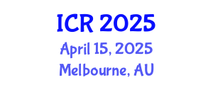 International Conference on Rheology (ICR) April 15, 2025 - Melbourne, Australia