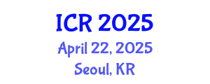 International Conference on Rheology (ICR) April 22, 2025 - Seoul, Republic of Korea