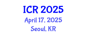 International Conference on Rheology (ICR) April 22, 2025 - Seoul, Republic of Korea