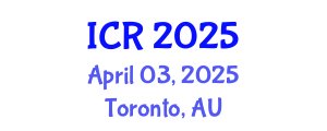 International Conference on Rheology (ICR) April 03, 2025 - Toronto, Australia