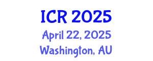 International Conference on Rheology (ICR) April 22, 2025 - Washington, Australia