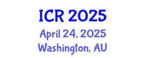 International Conference on Rheology (ICR) April 24, 2025 - Washington, Australia