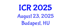 International Conference on Rheology (ICR) August 23, 2025 - Budapest, Hungary