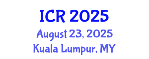 International Conference on Rheology (ICR) August 23, 2025 - Kuala Lumpur, Malaysia
