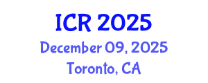 International Conference on Rheology (ICR) December 09, 2025 - Toronto, Canada