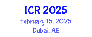 International Conference on Rheology (ICR) February 15, 2025 - Dubai, United Arab Emirates