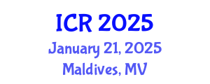 International Conference on Rheology (ICR) January 21, 2025 - Maldives, Maldives