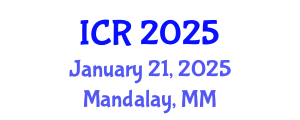 International Conference on Rheology (ICR) January 21, 2025 - Mandalay, Myanmar