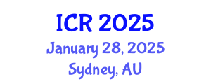 International Conference on Rheology (ICR) January 28, 2025 - Sydney, Australia