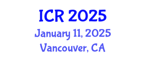 International Conference on Rheology (ICR) January 11, 2025 - Vancouver, Canada