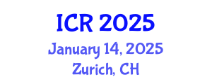 International Conference on Rheology (ICR) January 14, 2025 - Zurich, Switzerland