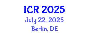 International Conference on Rheology (ICR) July 22, 2025 - Berlin, Germany