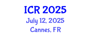 International Conference on Rheology (ICR) July 12, 2025 - Cannes, France