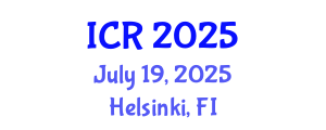 International Conference on Rheology (ICR) July 19, 2025 - Helsinki, Finland