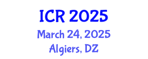 International Conference on Rheology (ICR) March 24, 2025 - Algiers, Algeria