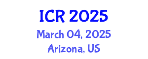 International Conference on Rheology (ICR) March 04, 2025 - Arizona, United States