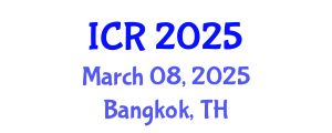 International Conference on Rheology (ICR) March 08, 2025 - Bangkok, Thailand