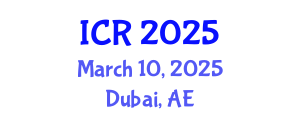 International Conference on Rheology (ICR) March 10, 2025 - Dubai, United Arab Emirates