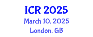 International Conference on Rheology (ICR) March 10, 2025 - London, United Kingdom