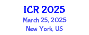 International Conference on Rheology (ICR) March 25, 2025 - New York, United States