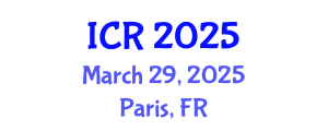 International Conference on Rheology (ICR) March 29, 2025 - Paris, France