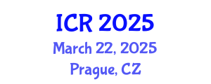 International Conference on Rheology (ICR) March 22, 2025 - Prague, Czechia