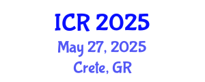 International Conference on Rheology (ICR) May 27, 2025 - Crete, Greece