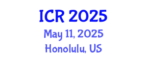 International Conference on Rheology (ICR) May 11, 2025 - Honolulu, United States