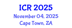 International Conference on Rheology (ICR) November 04, 2025 - Cape Town, South Africa