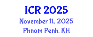 International Conference on Rheology (ICR) November 11, 2025 - Phnom Penh, Cambodia