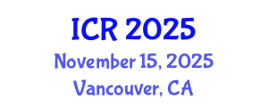 International Conference on Rheology (ICR) November 15, 2025 - Vancouver, Canada