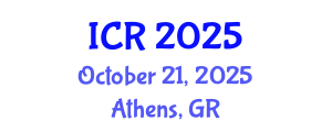 International Conference on Rheology (ICR) October 21, 2025 - Athens, Greece