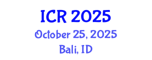 International Conference on Rheology (ICR) October 25, 2025 - Bali, Indonesia