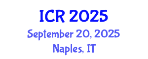 International Conference on Rheology (ICR) September 20, 2025 - Naples, Italy