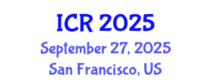 International Conference on Rheology (ICR) September 27, 2025 - San Francisco, United States