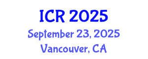 International Conference on Rheology (ICR) September 23, 2025 - Vancouver, Canada