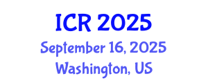 International Conference on Rheology (ICR) September 16, 2025 - Washington, United States