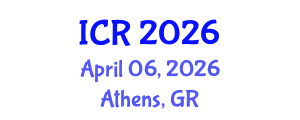 International Conference on Rheology (ICR) April 06, 2026 - Athens, Greece International Conference on Rheology (ICR) April 06, 2026 - Athens, Greece