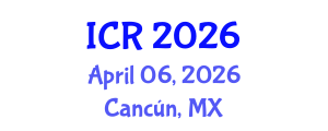 International Conference on Rheology (ICR) April 06, 2026 - Cancún, Mexico International Conference on Rheology (ICR) April 06, 2026 - Cancún, Mexico