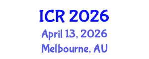 International Conference on Rheology (ICR) April 13, 2026 - Melbourne, Australia International Conference on Rheology (ICR) April 13, 2026 - Melbourne, Australia