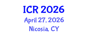 International Conference on Rheology (ICR) April 27, 2026 - Nicosia, Cyprus International Conference on Rheology (ICR) April 27, 2026 - Nicosia, Cyprus