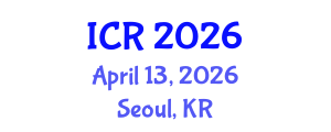 International Conference on Rheology (ICR) April 13, 2026 - Seoul, Republic of Korea International Conference on Rheology (ICR) April 13, 2026 - Seoul, Republic of Korea