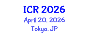 International Conference on Rheology (ICR) April 20, 2026 - Tokyo, Japan International Conference on Rheology (ICR) April 20, 2026 - Tokyo, Japan