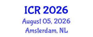 International Conference on Rheology (ICR) August 05, 2026 - Amsterdam, Netherlands International Conference on Rheology (ICR) August 05, 2026 - Amsterdam, Netherlands
