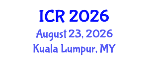 International Conference on Rheology (ICR) August 23, 2026 - Kuala Lumpur, Malaysia International Conference on Rheology (ICR) August 23, 2026 - Kuala Lumpur, Malaysia