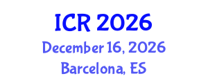 International Conference on Rheology (ICR) December 16, 2026 - Barcelona, Spain International Conference on Rheology (ICR) December 16, 2026 - Barcelona, Spain